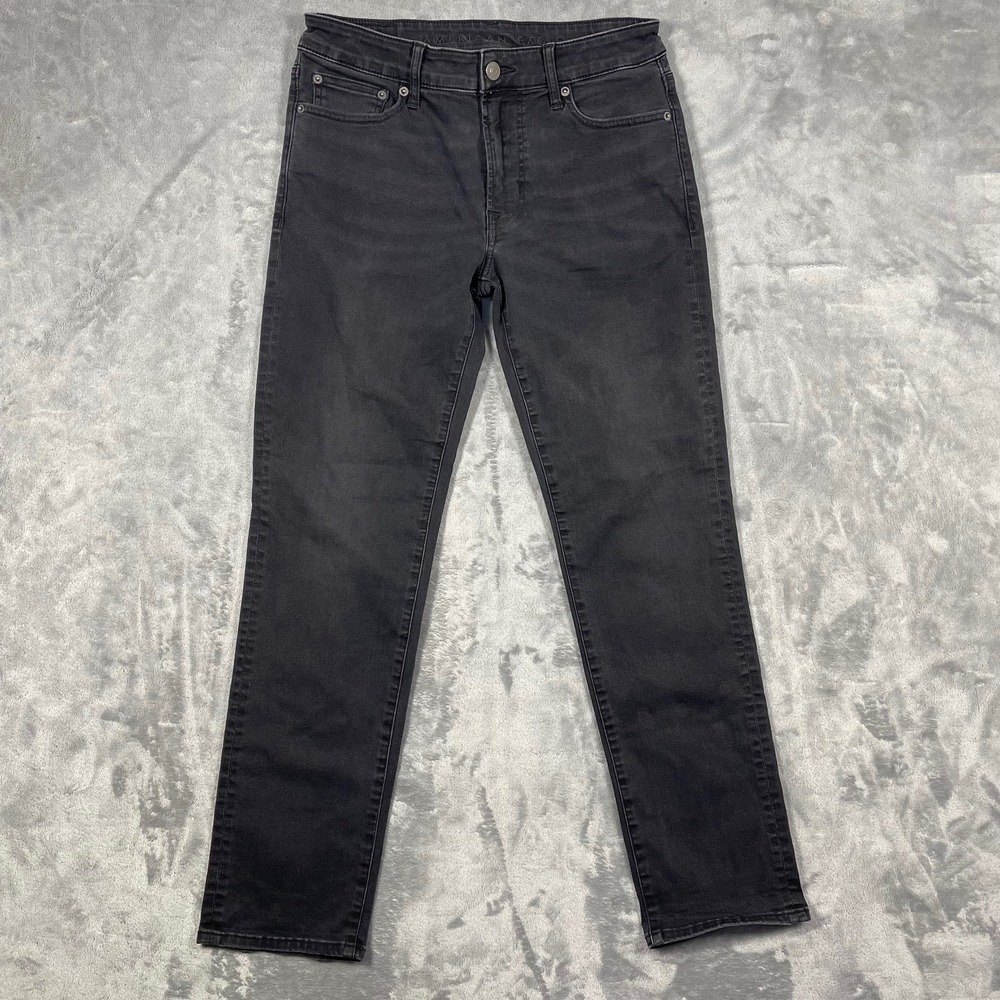 American Eagle Outfitters‎ Mens Original Straight Jeans Dark Wash Size 30x32(30)